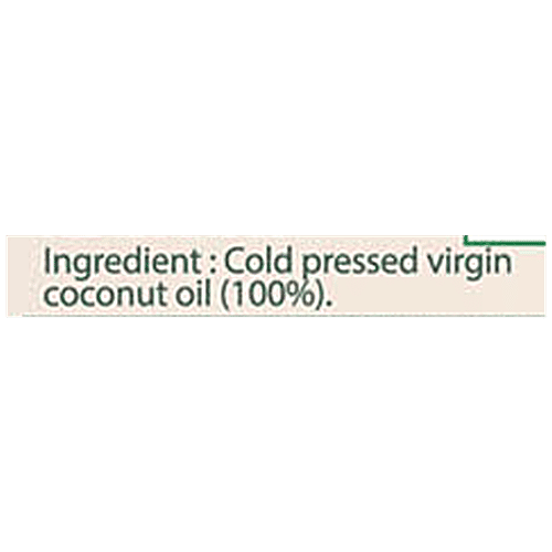 Virgin Coconut Oil - Cold Pressed, 100% Natural, Unrefined, Helps Boost Immunity|500 ml|16.91 fl oz [Fit Tuber Recs]