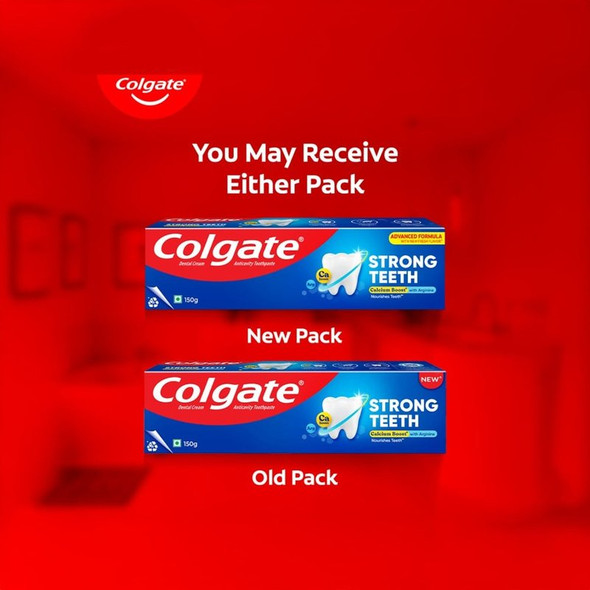 Colgate Strong Teeth Anticavity Toothpaste | 150 g | 5.29 oz [Fit Tuber Recs]