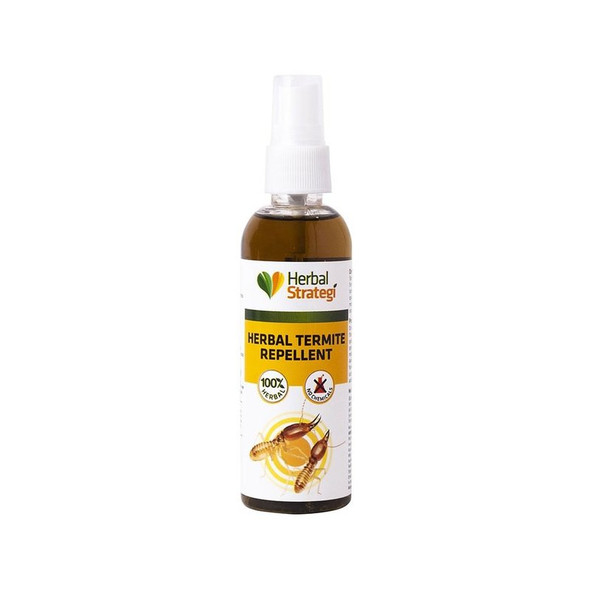 Herbal Strategi Termite Insect Repellent Spray|100 ml|3.38 fl oz [Fit Tuber Recs]