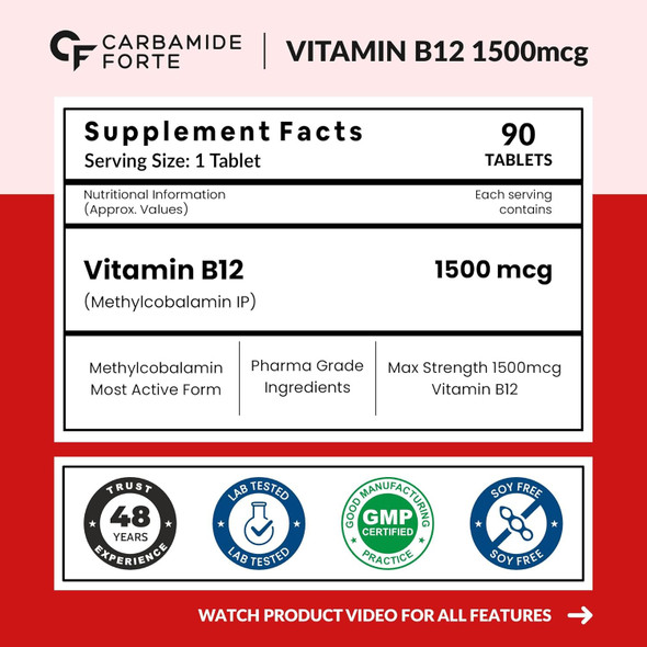 Methylcobalamin Vitamin B12 Supplement