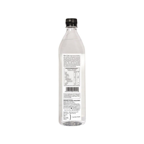Max Care Cold Pressed Virgin Coconut Oil|1000 ml|33.81 fl oz [Fit Tuber Recs]
