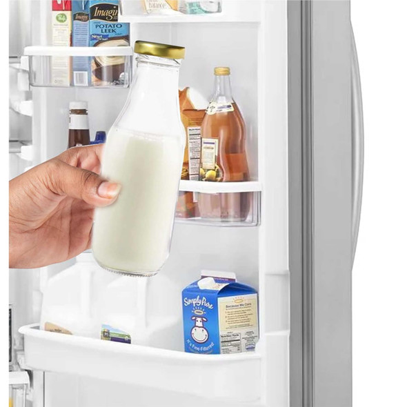 Pure Source India Glass Water Bottle, Set of 4, Clear | 200ml | 6.76 fl oz [Fit Tuber Recs]