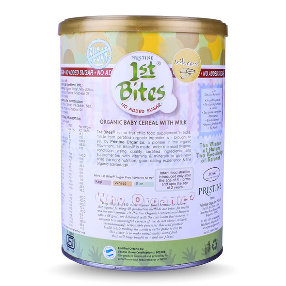 Pristine 1st BITES Baby Cereal | 400g | 14.11 oz [Fit Tuber Recs]