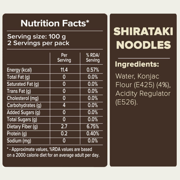 Urban Platter Shirataki Noodles | 270g | 9.52 oz [Fit Tuber Recs]