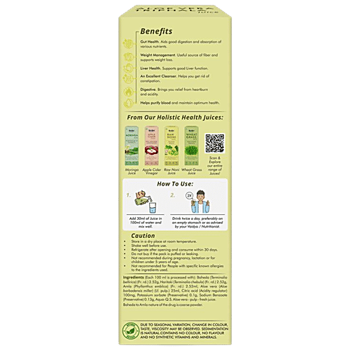 Aloe Vera Triphala Juice|500 ml|16.91 fl oz [Fit Tuber Recs]