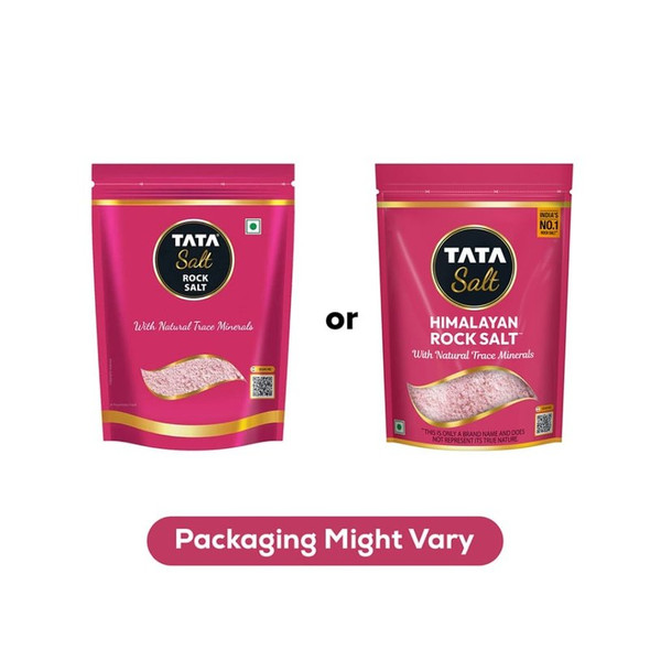 Tata Himalayan Rock Salt (Sendha Namak)|500 g|17.64 oz [Fit Tuber Recs]