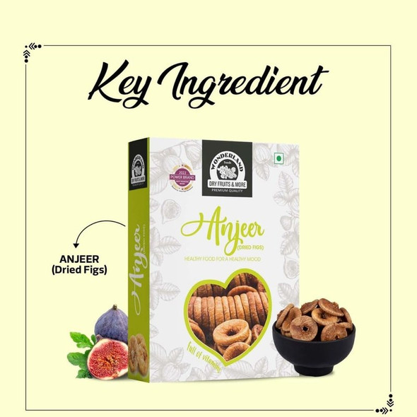 Wonderland Foods Dried Anjeer|200 g|7.05 oz [Fit Tuber Recs]