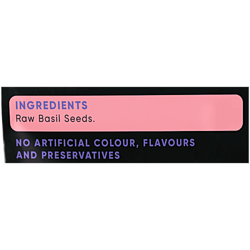 Raw Basil Seeds|250 g|8.82 oz [Fit Tuber Recs]