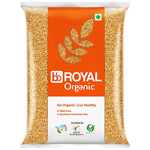bb Royal Organic - Moong Dal/Hesaru Bele, Unpolished|2 kg