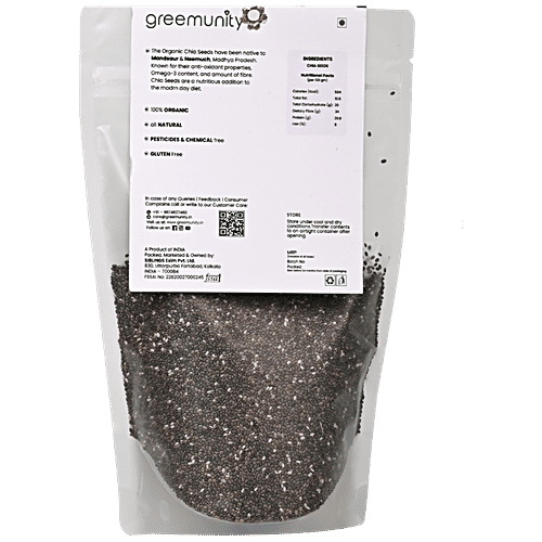 Greemunity Organic Basil Seeds|200 g