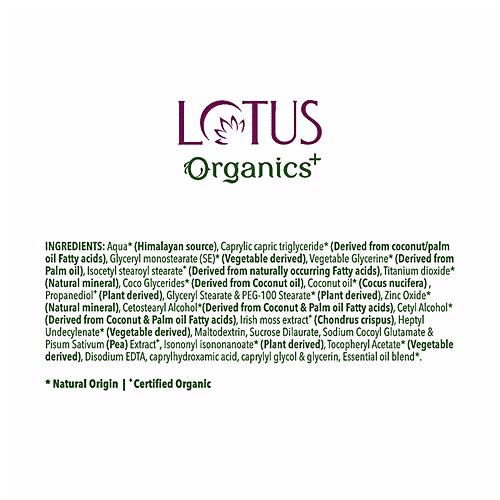 Lotus Organics+ Divine Nutritive Creme SPF 20|50 g