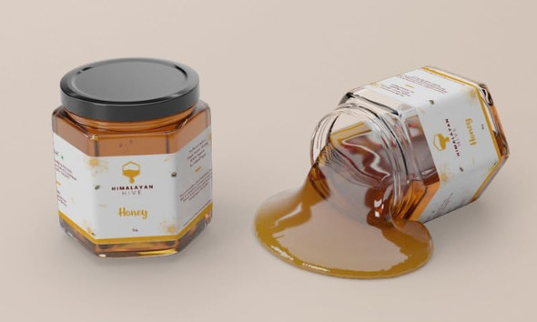 Himalayan Hive Honey – Pure Organic Honey, Raw & Unfiltered, Natural Sweetener for Tea, Toast & Recipes|250 GRAM