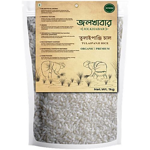 Jolkhabar Tulaipanji Rice - Organic, Premium & Aromatic|1 kg