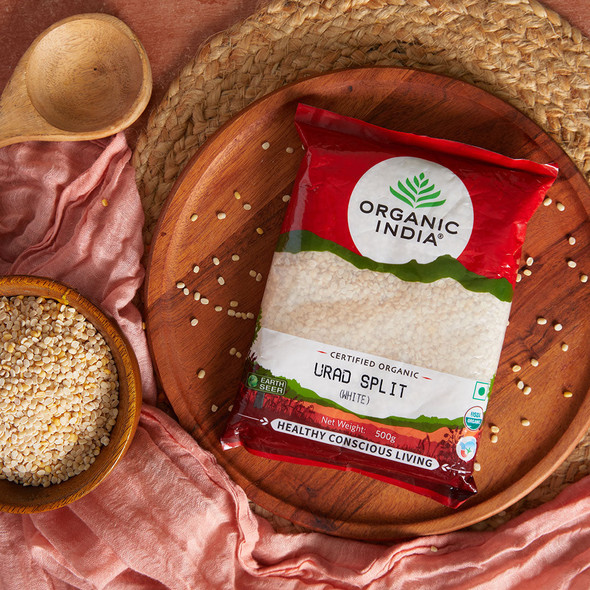 Organic India Organic Urad Split (White) 500g