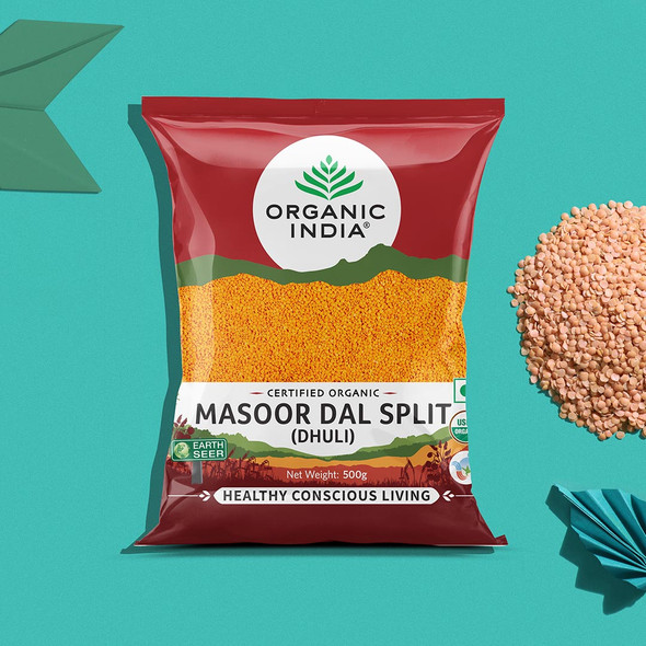 Organic India Moong Dal Dhuli 500g