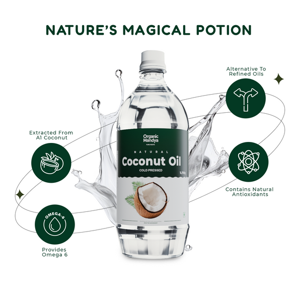 Organic Mandya Cold Pressed - Coconut Oil|200ml