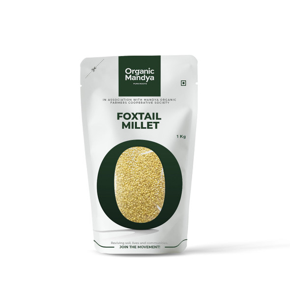 Organic Mandya Organic Foxtail Millet (Navane)|500g