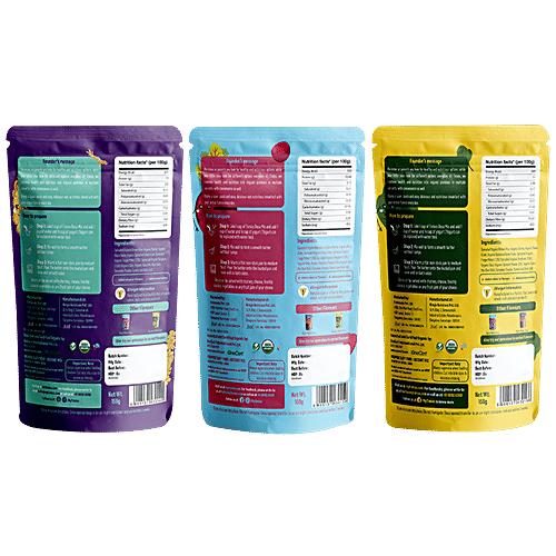 Timios Organic Dosa Mix - Multi Millet + Spinach + Beetroot|450 g, 150 g