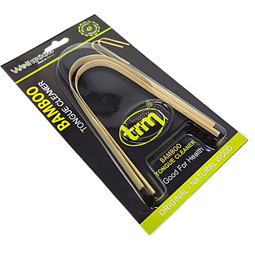 Wellwood Bamboo Tongue Cleaner - Organic, 100% Biodegradable|2 pcs