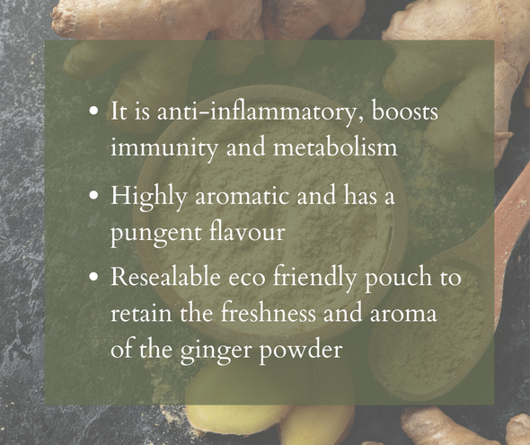 Angadi of Spices | Ginger Powder | 35.3 Oz | 0.22 lbs