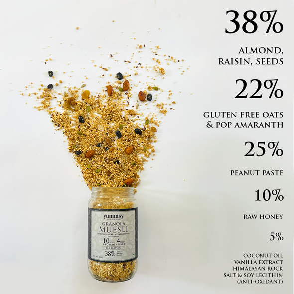 Yummsy Granola Muesli | 26.46 Oz | 1.65 lbs
