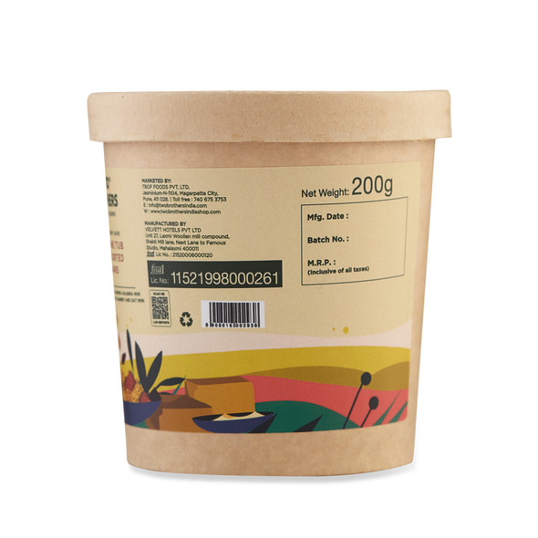 TWO BROTHERS ORGANIC FARMS All In One Tub Of Assorted Mini Bars|200 g