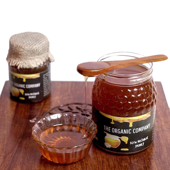 The Organic Company's Pure Organic Honey - 1 KG | Raw Natural Honey | FSSAI Certified | Premium & Unfiltered Wild Forest Honey | Raw & Unprocessed Honey | No Preservatives (Pack of 1)