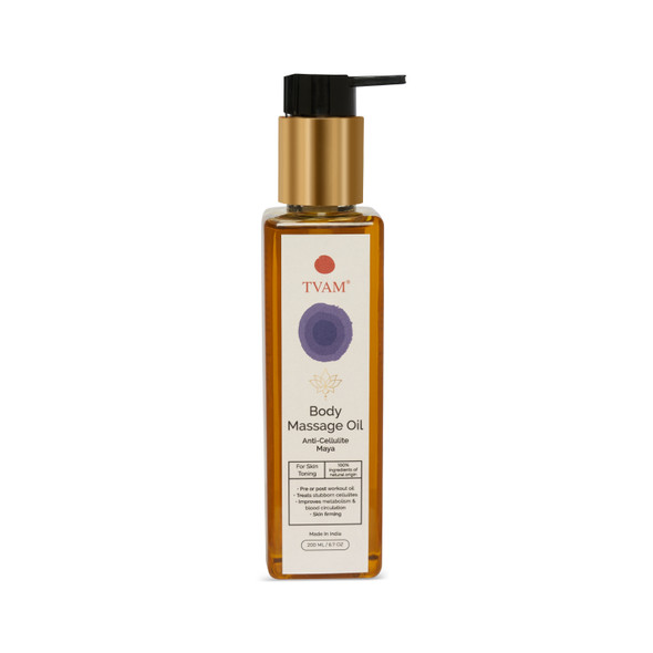 TVAM | Body Massage Oil - Anti-Cellulite Maya | 6.76 Oz | 0.44 lbs