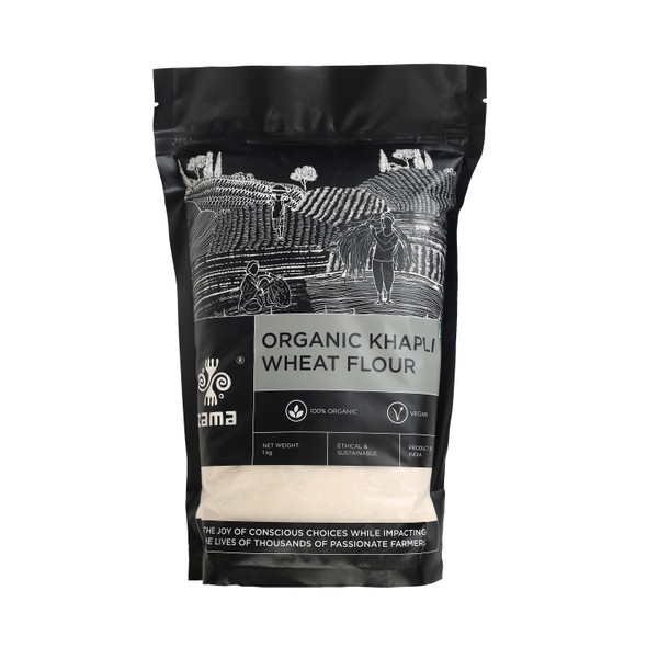 Zama Organics | Organic Khapli Wheat Flour | 35.27 Oz | 2.2 lbs