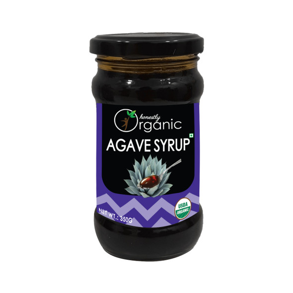 D-Alive | Honestly Organic Agave Syrup - 350ml - Packed In Glass Jar | 11.83 Oz | 0.77 lbs