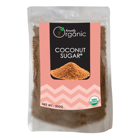 D-Alive | Honestly Organic Coconut Sugar - 500g - Packed In Plastic Pouch | 17.64 Oz | 1.1 lbs