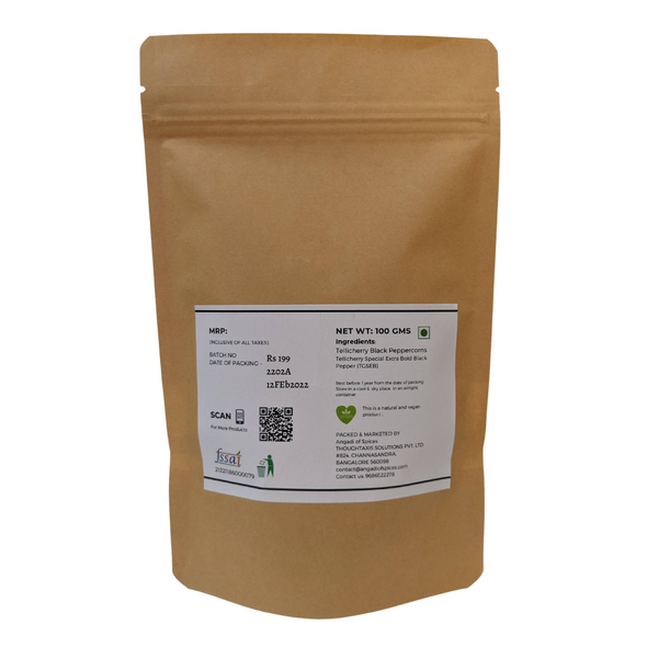 Angadi of Spices | TGSEB Black Peppercorns | 35.27 Oz | 2.2 lbs