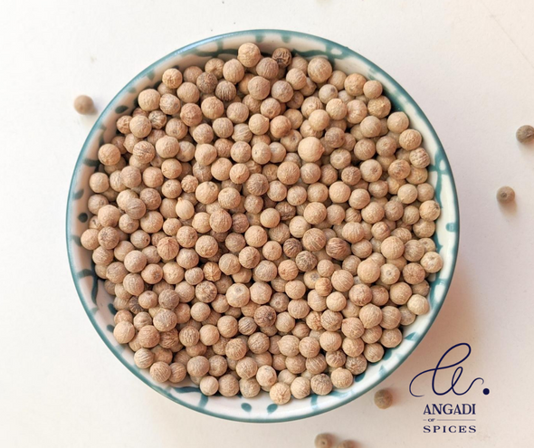 Angadi of Spices | Malabar White Peppercorns | 35.27 Oz | 2.2 lbs