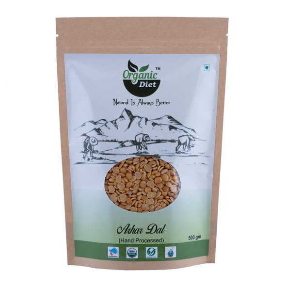 Organic Diet | Arhar Dal | 17.64 Oz | 1.1 lbs