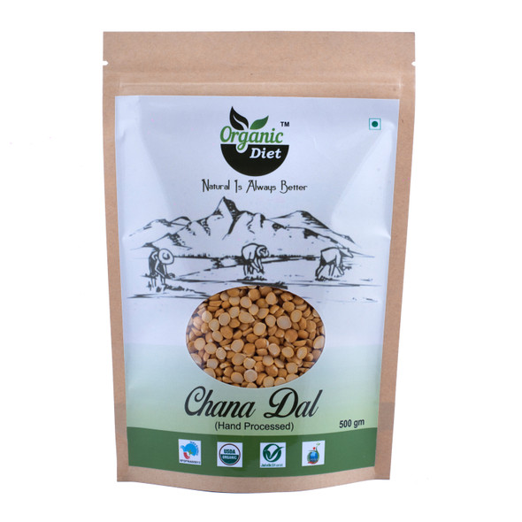 Organic Diet | Chana Dal | 17.64 Oz | 1.1 lbs