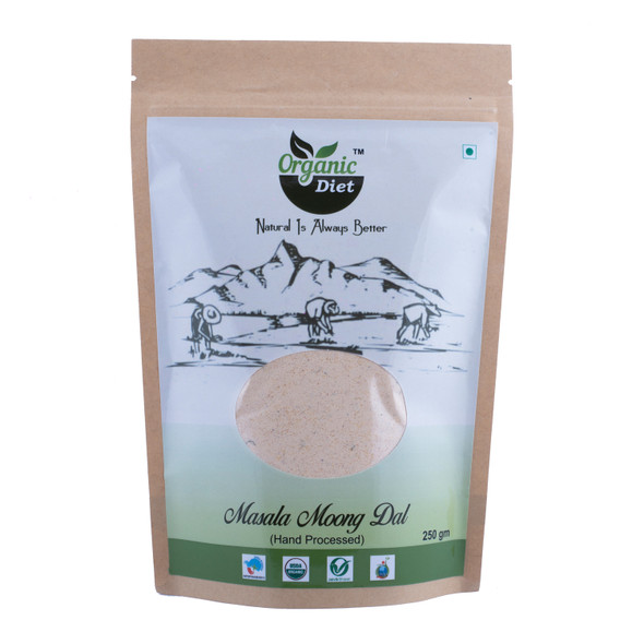 Organic Diet | Masala Moong Dal Atta | 8.82 Oz | 0.55 lbs