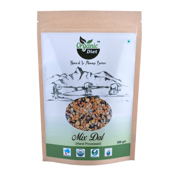 Organic Diet | Mix Dal | 17.64 Oz | 1.1 lbs
