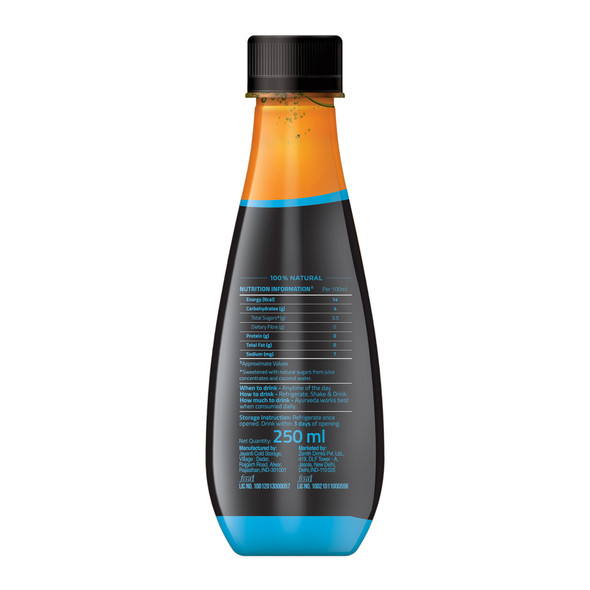 Auric | Men's Energy Drink in Coconut Water for Stamina, Endurance & Performance | 100% Natural Ayurvedic Herbs | No Caffeine | Energy Drink Mix (Pomegranate Flavor) in Pack of 12 Bottles | 101.44 fl Oz | 0.79 gallons