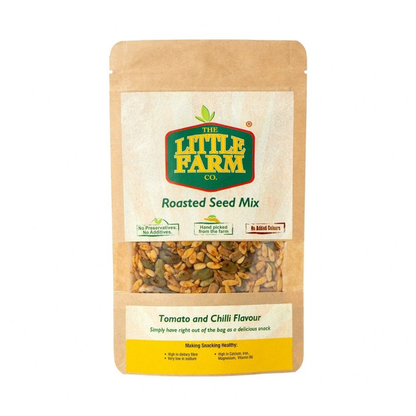 The Little Farm Co | Roasted Seed Mix Tomato And Chilli Flavour | 3.53 Oz | 0.22 lbs | SU-WOT-APR01