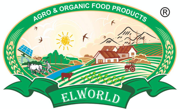 Organic White Peas- 500 Grams X 4 - Pack of Four | By Elworld Organic| For USA | 70.55 Oz | 4.41 lbs