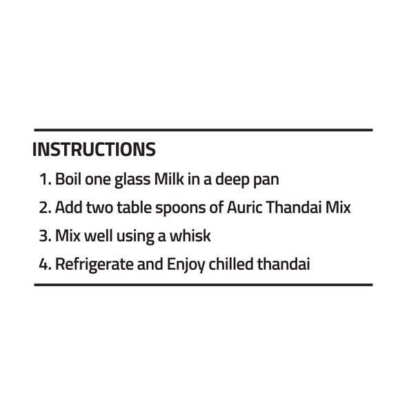 beverages Instant Ayurvedic Thandai | Rich in Antioxidants  |By Auric | For USA | 8.82 Oz | 0.55 lbs