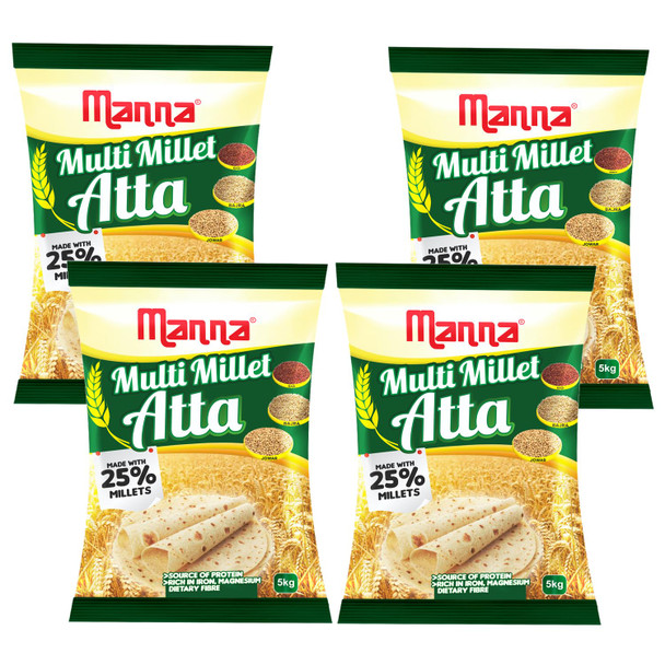 Manna Multigrain Atta|5000gm|11.023 lbs