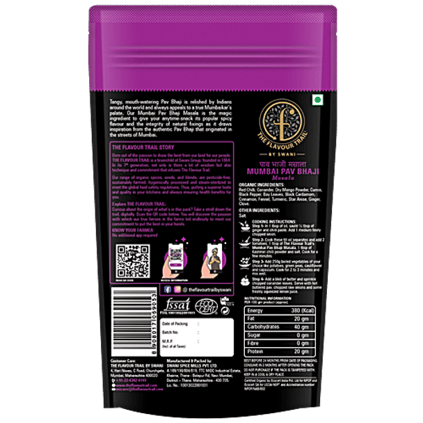The Flavour Trail by Swani Organic Mumbai Pav Bhaji Masala|100 g