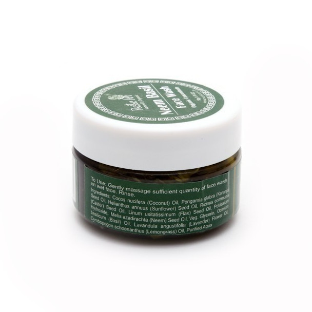 RUSTIC ART Organic Neem Basil Face Wash|100 ml