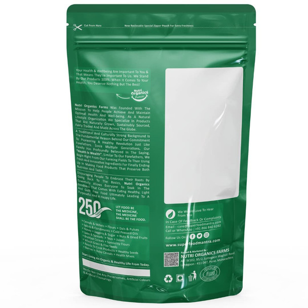 NutriOrganics Dry Fruits Premium Seedless Kishmish |Green Raisins Kismis |1kg pack