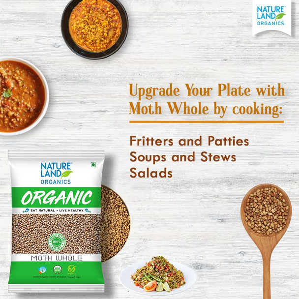 Natureland Organics Moth Whole|1000gm|2.43 lbs