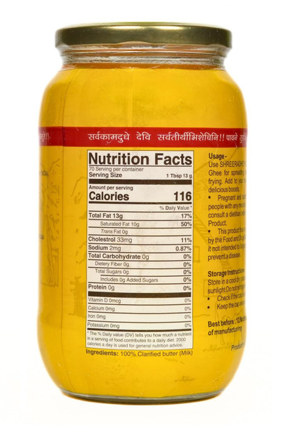 SHREE RADHEY A2 Bilona Gir Cow Ghee|906 g|2.2 lbs