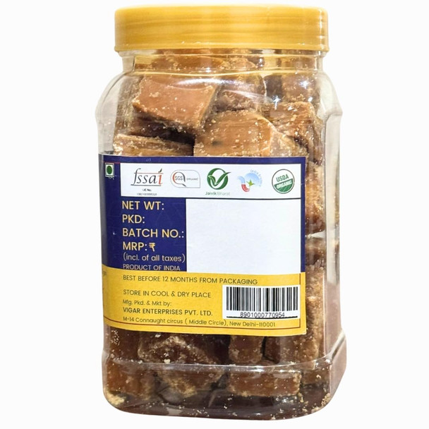 Organic Jaggery Whole|600gm|1.46 lbs