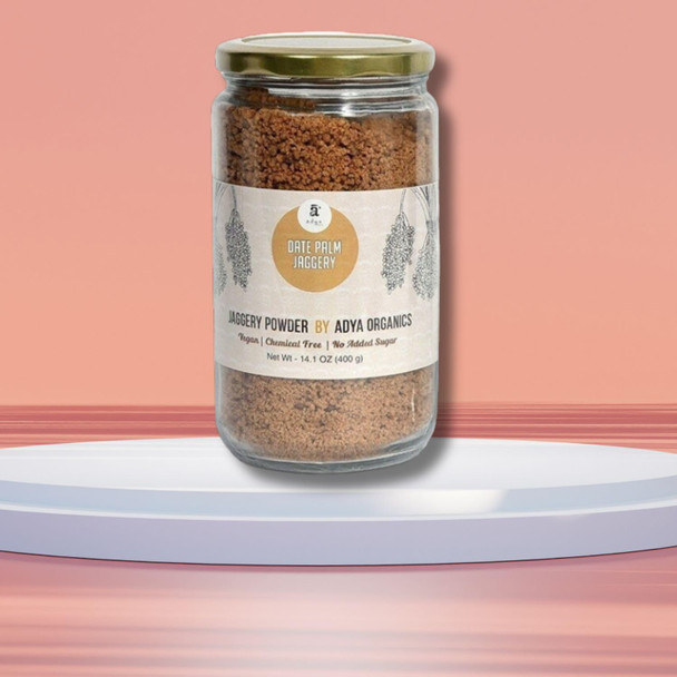 Adya Organics Date Palm Jaggery Powder|800gm|1.94 lbs