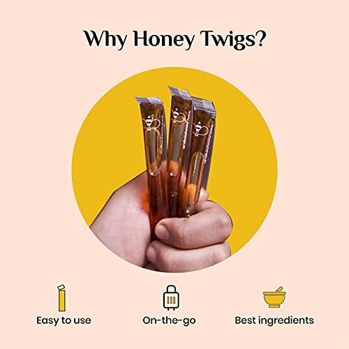 Honey Sticks (By Honey Twigs) - Cinnamon Infused Honey|30 Count Single Serve Honey Straws - 8.47 oz per pack (8g per stick)|240 g|8.47 Oz